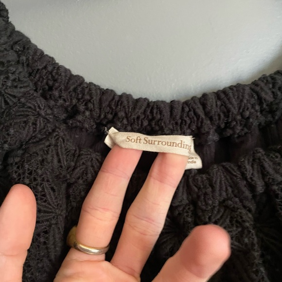 Soft Surroundings Brittsomar Maxi Dress Womens Size LP - Picture 4 of 5